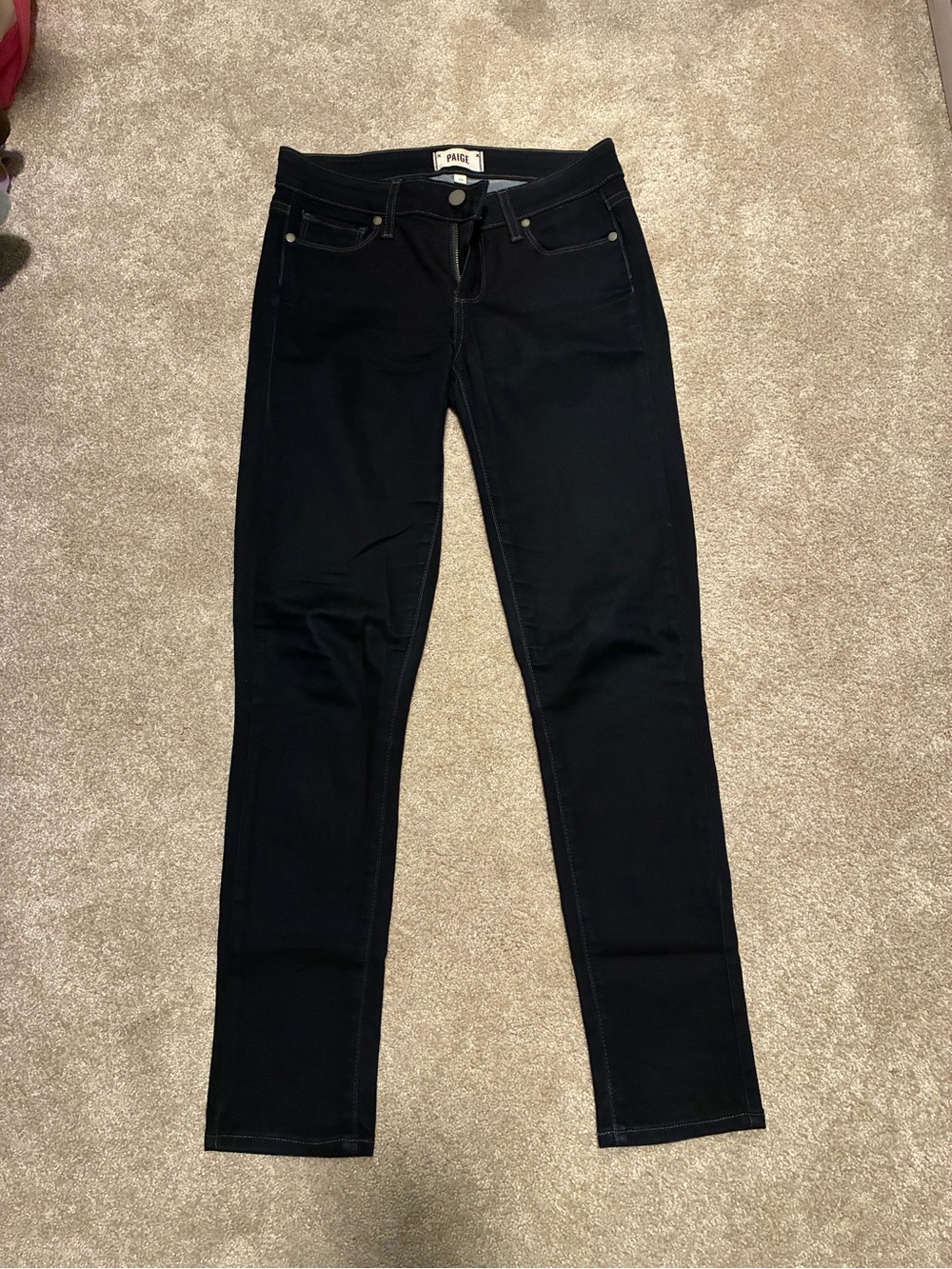 PAIGE Midnight Wash Skinny Jeans